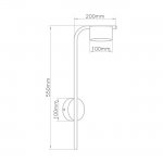Настенный светильник PATSY H80 Light brown ImperiumLoft 208811-23