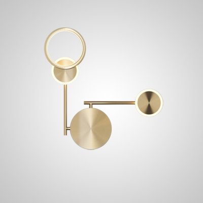 Настенный светильник ZINGY C Brass ImperiumLoft 209015-23 Настенный светильник ZINGY C Brass ImperiumLoft 209015-23