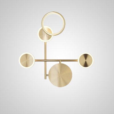 Настенный светильник ZINGY D Brass ImperiumLoft 209016-23 Настенный светильник ZINGY D Brass ImperiumLoft 209016-23