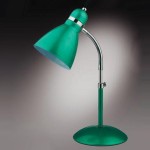 Настольная лампа для школьника зеленого цвета