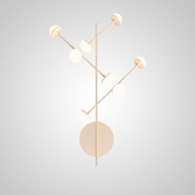 Настенный светильник HILVI WALL L48 Pink ImperiumLoft 209182-26