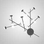 Настенный светильник HILVI WALL L83 Black ImperiumLoft 209185-26