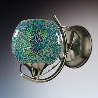

Светильник Odeon Light 2095/1W Mosaic хром/бирюзовый