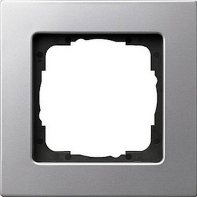 Gira E22 Алюминий Рамка 1-ая для установки заподлицо (G211206)