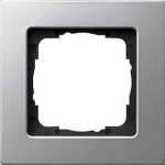 Gira E22 Алюминий Рамка 1-ая для установки заподлицо (G211206)