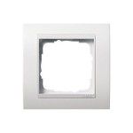 Gira EV Матово-Бел/глянц.бел Рамка 1-ая (G211327)