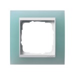 Gira EV Полупрозрачн.зеленая/глянц.бел Рамка 1-ая (G211395)