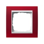 Gira EV Полупрозрачн.красная/глянц.бел Рамка 1-ая (G211398)