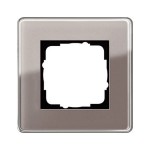 Gira ESP Glass "C" Дымчатое стекло Рамка 1-ая (G211522)