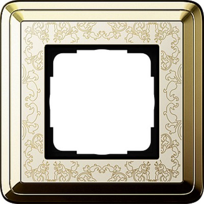 Gira ClassiX Art Латунь/Кремовый Рамка 1-ая (G211673)