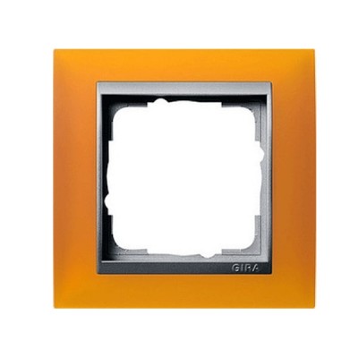 Gira EV Матово-янтарный/алюминий Рамка 1-ая (G21169)