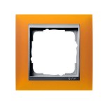 Gira EV Матово-янтарный/алюминий Рамка 1-ая (G21169)