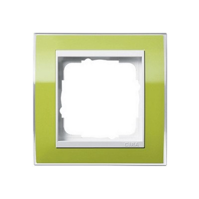 Gira EV CL Зеленый/Бел Рамка 1-ая (G211743)