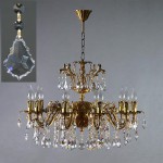 Люстра Ambiente 2118/10 AB Leaf crystal