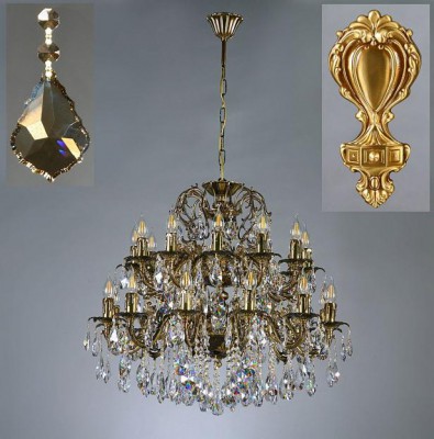 

Люстра Ambiente 2118/12+12 AB Honey Leaf, 2118/12+12 AB Honey Leaf