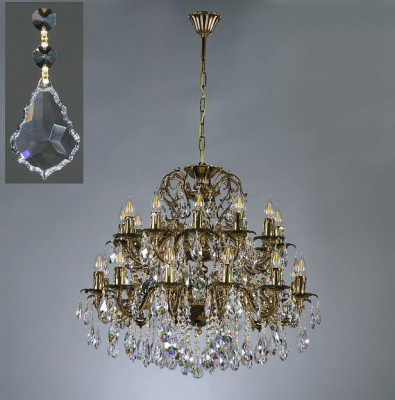 

Люстра Ambiente 2118/12+12 PB Leaf Crystal, 2118/12+12 PB Leaf Crystal