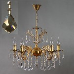 Люстра Ambiente 2118/5 AB Honey Leaf