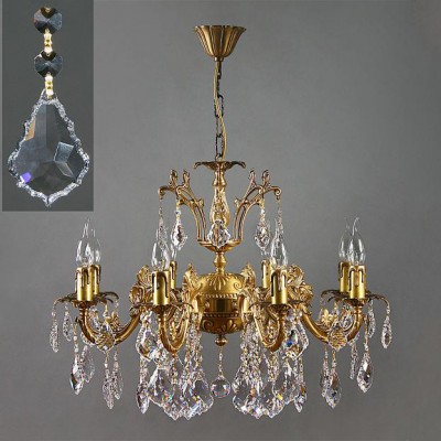 

Люстра Ambiente 2118/8 AB Leaf crystal, 2118/8 AB Leaf crystal