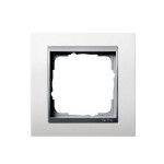 Gira EV Глянцевый Бел/алюминий Рамка 1-ая (G211806)