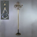 Торшер Ambiente 2118F/4 PB Leaf Crystal