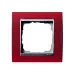 Gira EV Матово-красный/алюминий Рамка 1-ая (G21192)