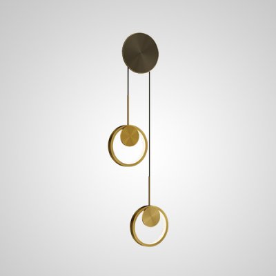 Настенный светильник RISOR BLOCK L2 Brass ImperiumLoft 211947-26