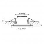 Светильник точечный встраиваемый диодный Lightstar 212010 Acri