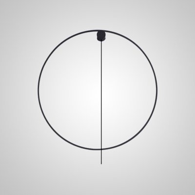 Настенный светильник WILD RING B D50 Black ImperiumLoft 212053-23
