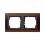 Gira EV Матово-коричневый/антрацит Рамка 2-ая (G21213)