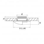 Светильник точечный встраиваемый диодный Lightstar 212157 Lumina