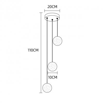 Подвесной светильник FRESH MORE L3 Диск ImperiumLoft 212163-23