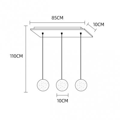 Подвесной светильник FRESH MORE L3 Планка ImperiumLoft 212164-23 Подвесной светильник FRESH MORE L3 Планка ImperiumLoft 212164-23