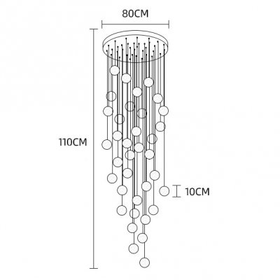 Подвесной светильник FRESH MORE L36 Диск ImperiumLoft 212171-23