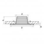 Светильник точечный встраиваемый диодный Lightstar 212175 Leddy