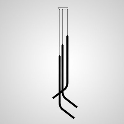 Подвесной светильник AIA TRIO Black ImperiumLoft 212178-23