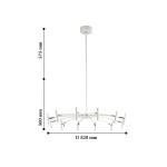 Люстра подвесная Favourite 2122-12P Cornetta