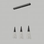 Подвесной светильник MANDORA L3 Black Планка ImperiumLoft 212208-23