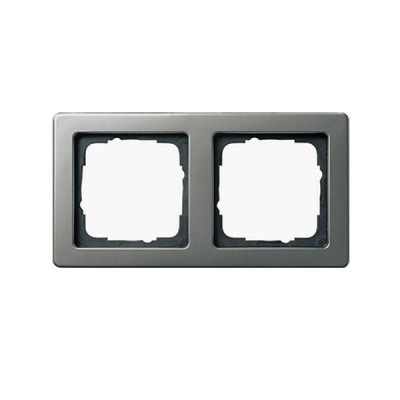 Gira Сталь Рамка 2-ая прямая (G21221)