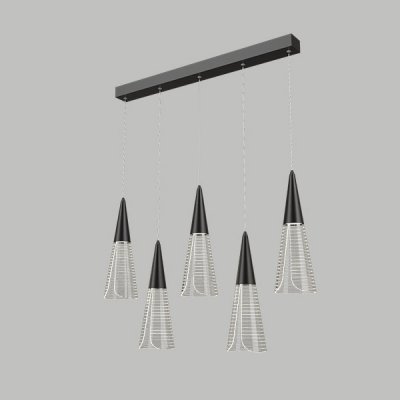 Подвесной светильник MANDORA L5 Black Планка ImperiumLoft 212211-23