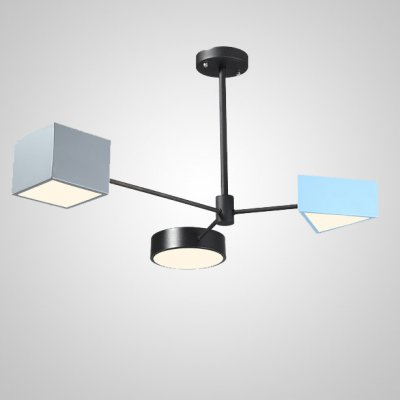 Светодиодная люстра DENIZA L3 Gray Blue Black ImperiumLoft 212220-26