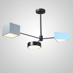 Светодиодная люстра DENIZA L3 Gray Blue Black ImperiumLoft 212220-26