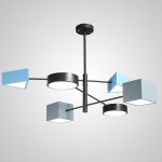 Светодиодная люстра DENIZA L6 Gray Blue Black ImperiumLoft 212221-26