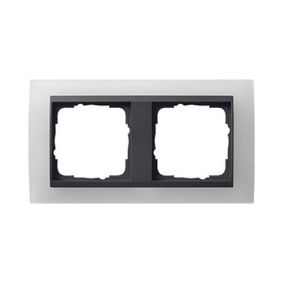 Gira EV Матово-Бел/антрацит Рамка 2-ая (G21224)