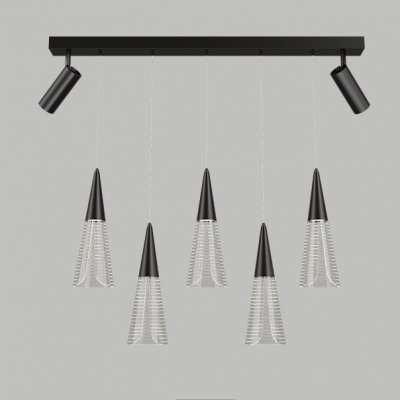 Подвесной светильник MANDORA B L5 Black ImperiumLoft 212254-23 Подвесной светильник MANDORA B L5 Black ImperiumLoft 212254-23