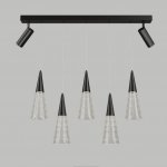 Подвесной светильник MANDORA B L5 Black ImperiumLoft 212254-23