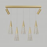 Подвесной светильник MANDORA B L5 Brass ImperiumLoft 212255-23