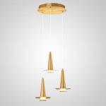 Подвесной светильник CURTISS MORE L3 Brass Диск ImperiumLoft 212264-23