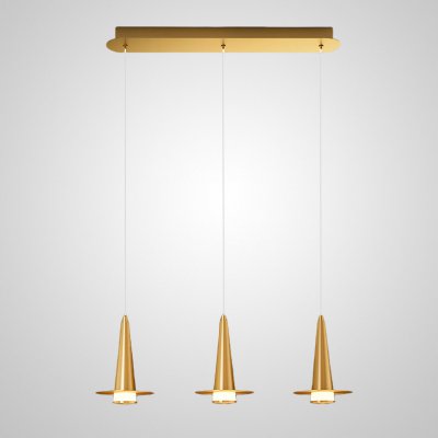 Подвесной светильник CURTISS MORE L3 Brass Планка ImperiumLoft 212267-23