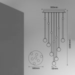 Подвесной светильник BAST MORE L7 Диск ImperiumLoft 212270-23