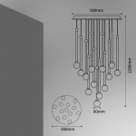 Подвесной светильник BAST MORE L13 Планка ImperiumLoft 212275-23
